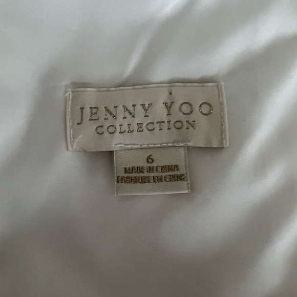 Jenny Yoo Plunge Neck Dress - Picture 7 of 8